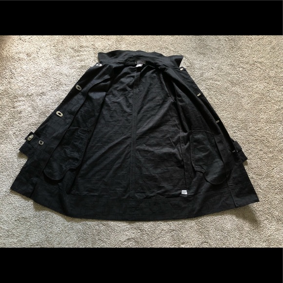 George Cotton Trench coat jacket size M Classic - Picture 8 of 13